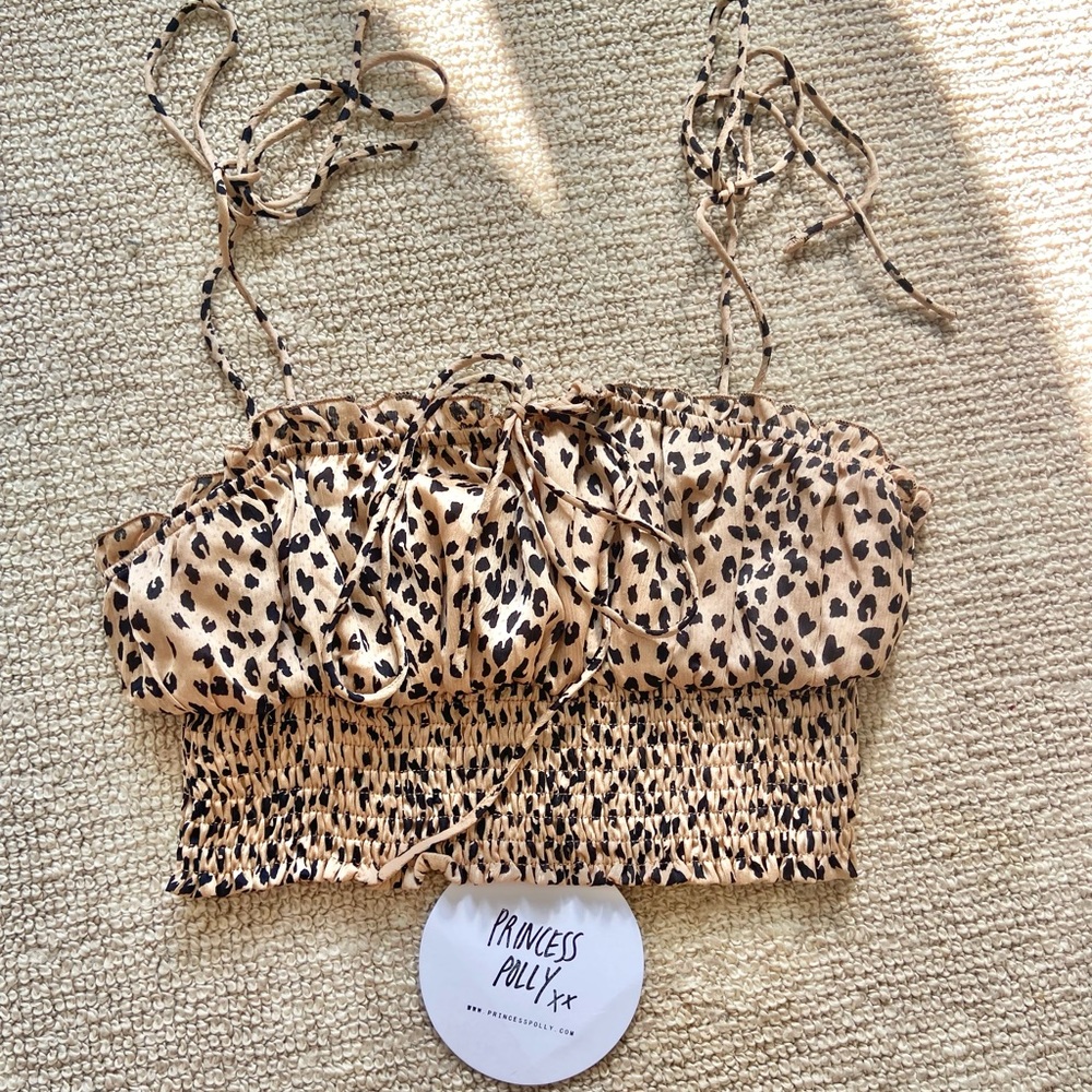 Princess Polly Cheetah Tank (New with tags)